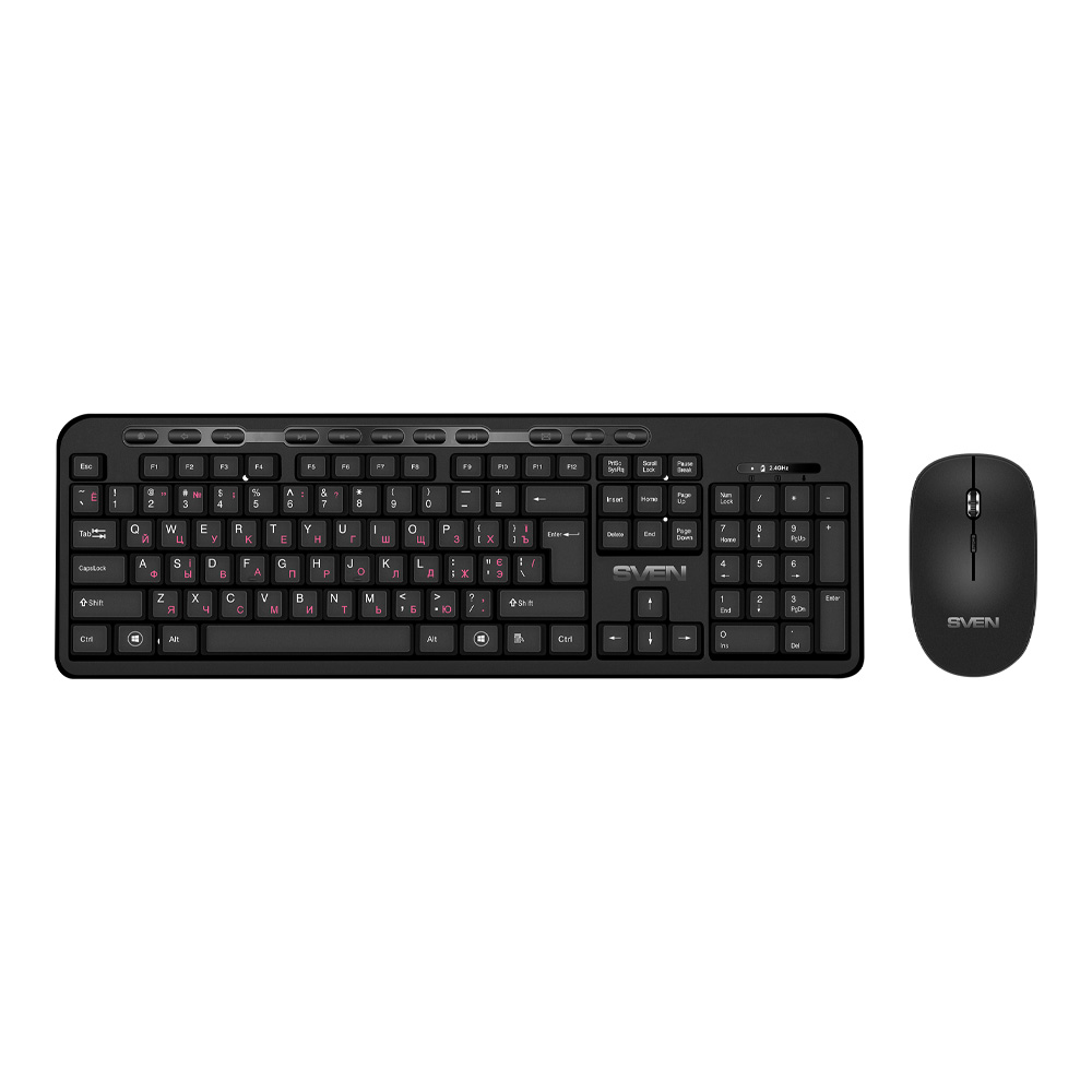 Tastatura + mouse fara fir Sven KB-C3200W / Membrana photo 1 Tastatura + mouse fara fir Sven KB-C3200W / Membrana photo 1